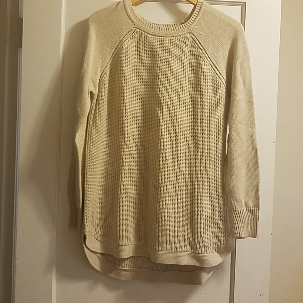 RD STYLE Oatmeal Tunic Sweater